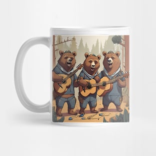Bear Singing Band Mug